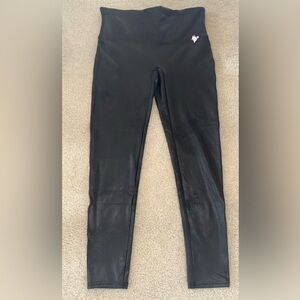 New SPANX Faux Leather Leggings P XL
